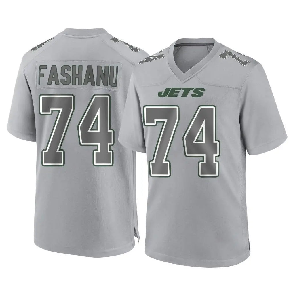 Boles NY.Jets #74 Olu Fashanu Player Gray Limited Atmosphere Fashion Home Game Stitched Jerseys