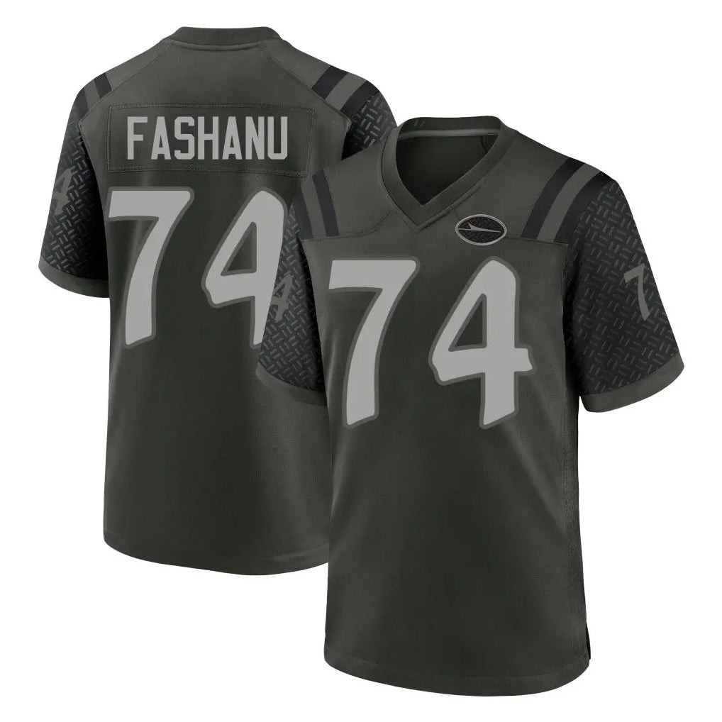 Boles NY.Jets #74 Olu Fashanu Player Green 2025 Rivalries Collection Home Game Stitched Jerseys