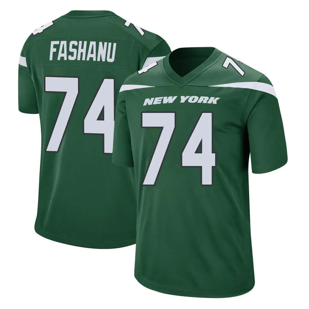 Boles NY.Jets #74 Olu Fashanu Player Green Home Game Stitched Jerseys