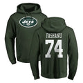 Boles NY.Jets #74 Olu Fashanu Player Green LOGO Pullover Hoodies Limited Game Stitched Jerseys