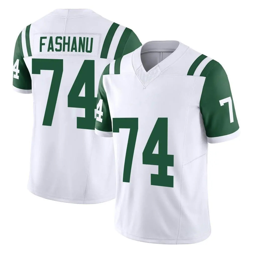 Boles NY.Jets #74 Olu Fashanu Player White Limited Classic Vapor F.U.S.E. Home Game Stitched Jerseys