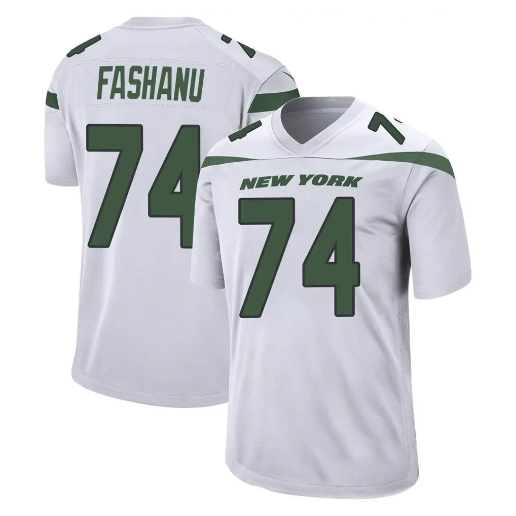 Boles NY.Jets #74 Olu Fashanu Player White Spotlight Home Game Stitched Jerseys