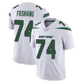 Boles NY.Jets #74 Olu Fashanu Player White Spotlight Limited Vapor Home Game Stitched Jerseys