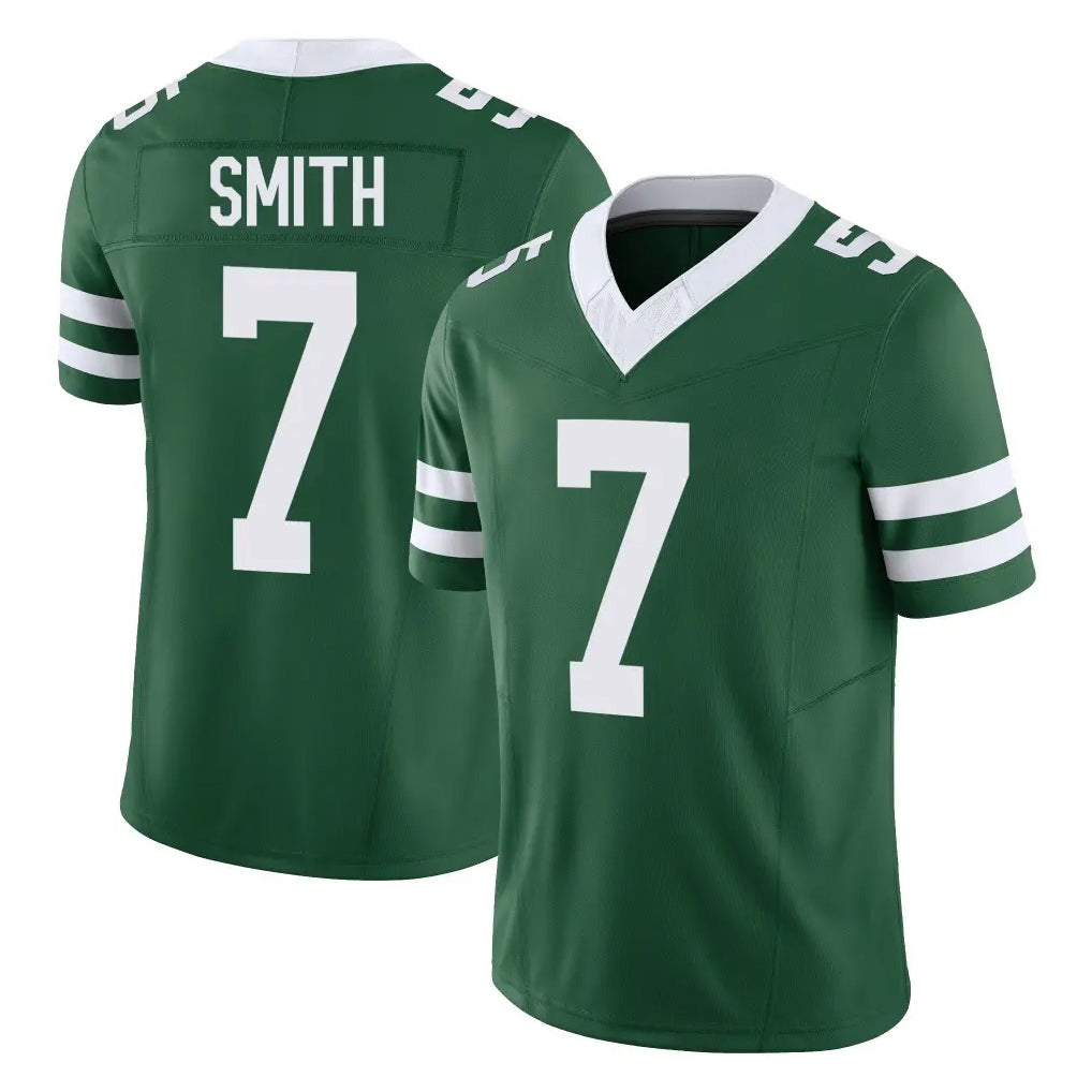 Boles NY.Jets #7 Geno Smith Player Green Legacy Limited Vapor F.U.S.E. Home Game Stitched Jerseys