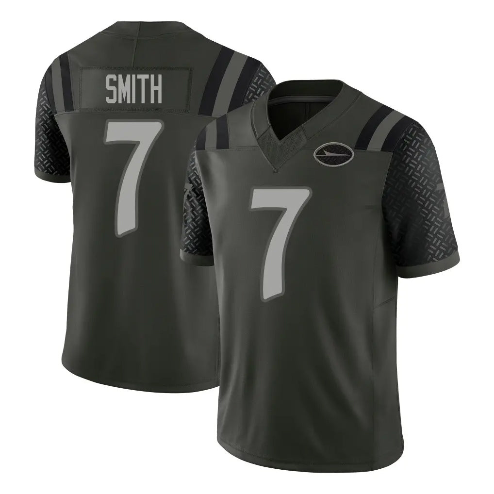 Boles NY.Jets #7 Geno Smith Player Green Limited 2025 Rivalries Collection Home Game Stitched Jerseys