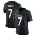 Boles NY.Jets #7 Geno Smith Player Stealth Black Limited Vapor Home Game Stitched Jerseys