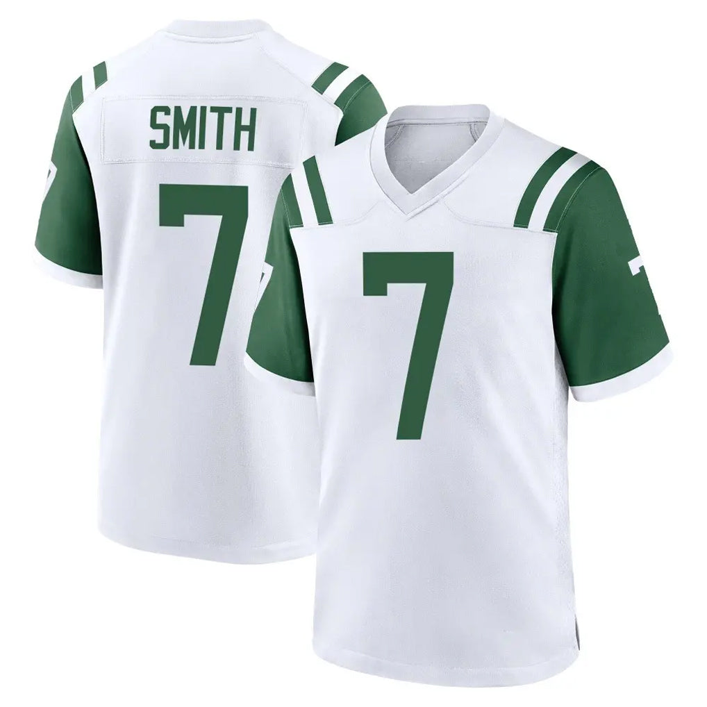 Boles NY.Jets #7 Geno Smith Player White Classic Home Game Stitched Jerseys