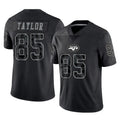 Boles NY.Jets #85 Mason Taylor Player Stealth Black Limited Reflective Home Game Stitched Jerseys