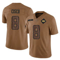 Boles NY.Jets #8 Andre Cisco Player Brown Salute To Service Limited Stitched Jerseys