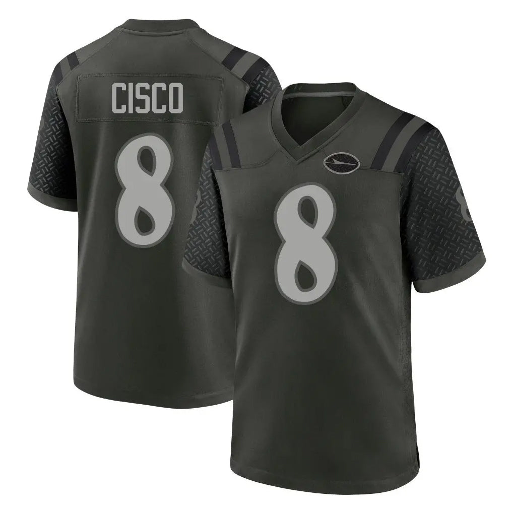 Boles NY.Jets #8 Andre Cisco Player Green 2025 Rivalries Collection Home Game Stitched Jerseys