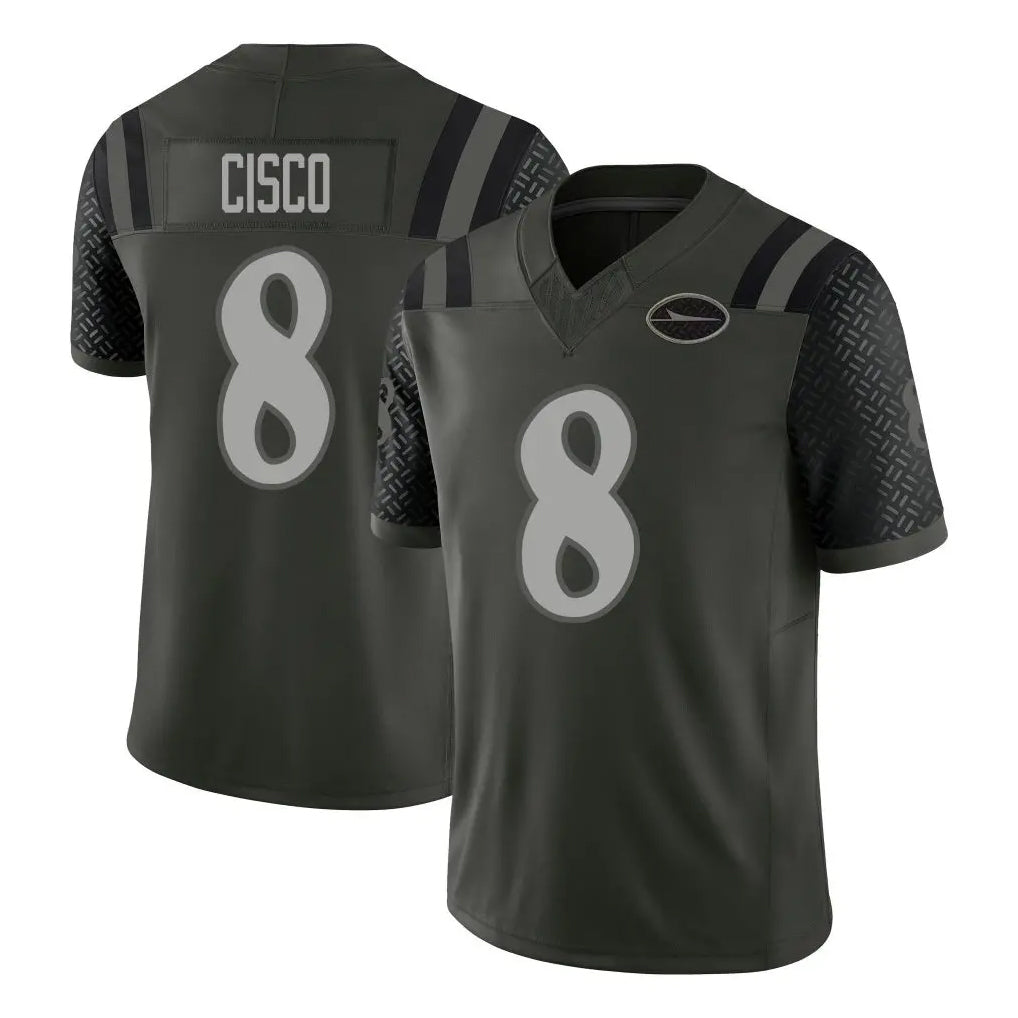 Boles NY.Jets #8 Andre Cisco Player Green Limited 2025 Rivalries Collection Home Game Stitched Jerseys