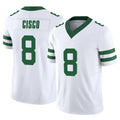 Boles NY.Jets #8 Andre Cisco Player White Legacy Limited Vapor F.U.S.E. Home Game Stitched Jerseys