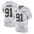 Boles NY.Jets #91 Jowon Briggs Player Arctic Camo Salute to Service Limited Game Stitched Jerseys