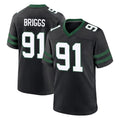 Boles NY.Jets #91 Jowon Briggs Player Black Legacy Home Game Stitched Jerseys