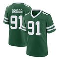 Boles NY.Jets #91 Jowon Briggs Player Green Legacy Home Game Stitched Jerseys