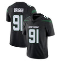 Boles NY.Jets #91 Jowon Briggs Player Stealth Black Limited Vapor Home Game Stitched Jerseys