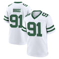 Boles NY.Jets #91 Jowon Briggs Player White Legacy Home Game Stitched Jerseys