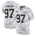 Boles NY.Jets #97 Harrison Phillips Player Arctic Camo Salute to Service Limited Game Stitched Jerseys