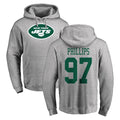 Boles NY.Jets #97 Harrison Phillips Player Gray LOGO Pullover Hoodies Limited Game Stitched Jerseys