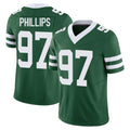 Boles NY.Jets #97 Harrison Phillips Player Green Legacy Limited Vapor F.U.S.E. Home Game Stitched Jerseys