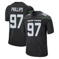 Boles NY.Jets #97 Harrison Phillips Player Stealth Black Home Game Stitched Jerseys