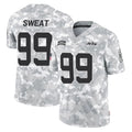 Boles NY.Jets #99 T'Vondre Sweat Player Arctic Camo Salute to Service Limited Game Stitched Jerseys