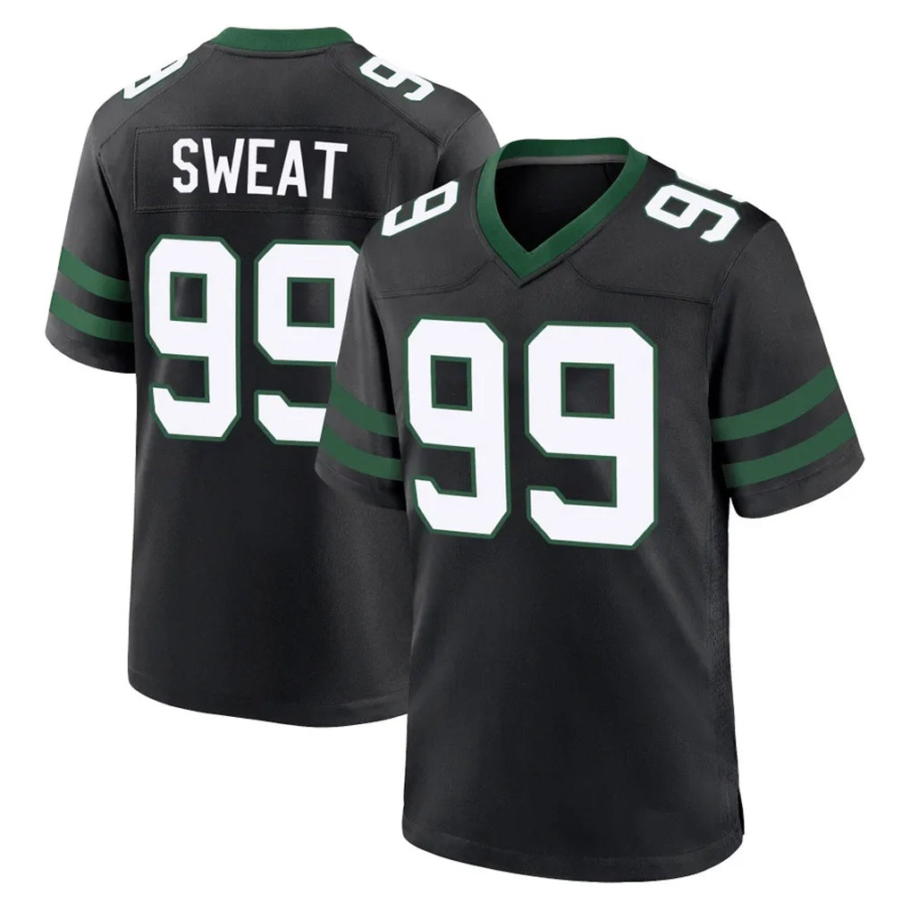 Boles NY.Jets #99 T'Vondre Sweat Player Black Legacy Home Game Stitched Jerseys