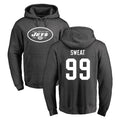 Boles NY.Jets #99 T'Vondre Sweat Player Gray Pullover Hoodies Limited Game Stitched Jerseys