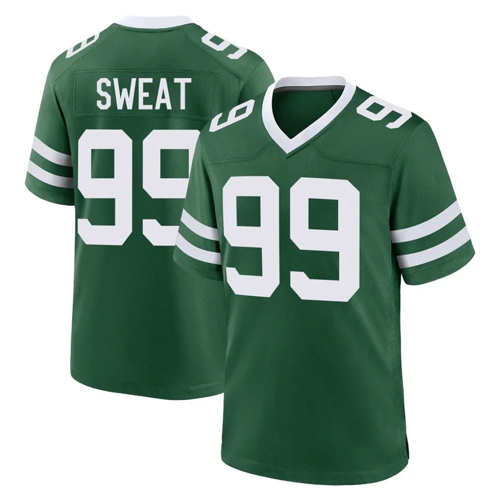 Boles NY.Jets #99 T'Vondre Sweat Player Green Legacy Home Game Stitched Jerseys