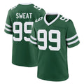 Boles NY.Jets #99 T'Vondre Sweat Player Green Legacy Home Game Stitched Jerseys