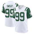 Boles NY.Jets #99 T'Vondre Sweat Player White Classic Home Game Stitched Jerseys