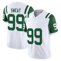 Boles NY.Jets #99 T'Vondre Sweat Player White Limited Classic Vapor F.U.S.E. Home Game Stitched Jerseys