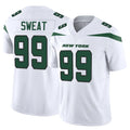 Boles NY.Jets #99 T'Vondre Sweat Player White Limited Vapor F.U.S.E. Home Game Stitched Jerseys