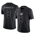 Boles NY.Jets #9 Will McDonald IV Player Stealth Black Limited Reflective Home Game Stitched Jerseys