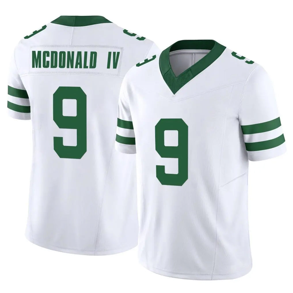 Boles NY.Jets #9 Will McDonald IV Player White Legacy Limited Vapor F.U.S.E. Home Game Stitched Jerseys