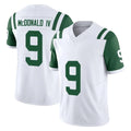 Boles NY.Jets #9 Will McDonald IV Player White Limited Classic Vapor F.U.S.E. Home Game Stitched Jerseys