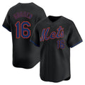 Boles NY.Mets #16 Dwight Gooden Player Black Alternate Home Limited Stitched Jerseys
