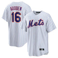 Boles NY.Mets #16 Dwight Gooden Player White Home Replica Stitched Jerseys