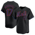 Boles NY.Mets #17 Keith Hernandez Player Black Alternate Home Limited Stitched Jerseys