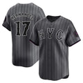 Boles NY.Mets #17 Keith Hernandez Player Gray City Connect Limited Stitched Jerseys