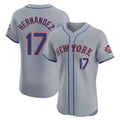 Boles NY.Mets #17 Keith Hernandez Player Gray Road Limited Elite Home Stitched Jerseys