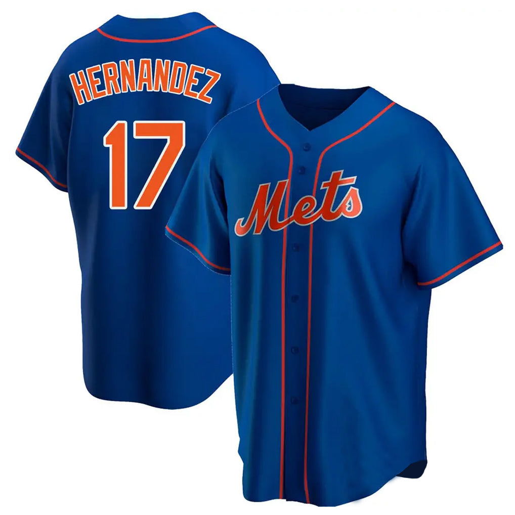 Boles NY.Mets #17 Keith Hernandez Player Royal Home Game Stitched Jerseys