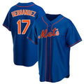 Boles NY.Mets #17 Keith Hernandez Player Royal Home Game Stitched Jerseys