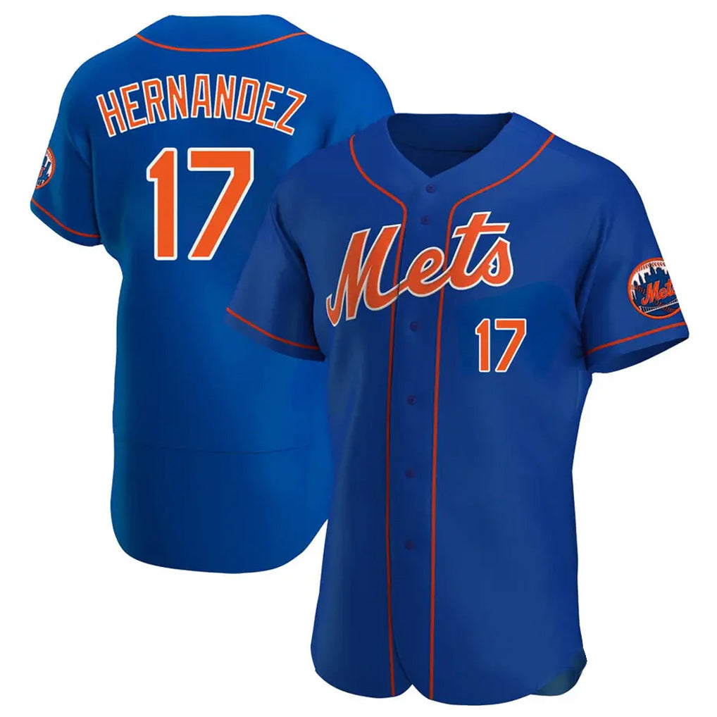 Boles NY.Mets #17 Keith Hernandez Player Royal Limited Elite Home Stitched Jerseys