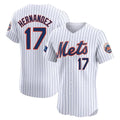 Boles NY.Mets #17 Keith Hernandez Player White Home Limited Elite Stitched Jerseys