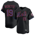Boles NY.Mets #19 Bo Bichette Player Black Alternate Home Limited Stitched Jerseys