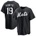 Boles NY.Mets #19 Bo Bichette Player Black Home Game Stitched Jerseys