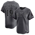 Boles NY.Mets #19 Bo Bichette Player Gray City Connect Limited Stitched Jerseys