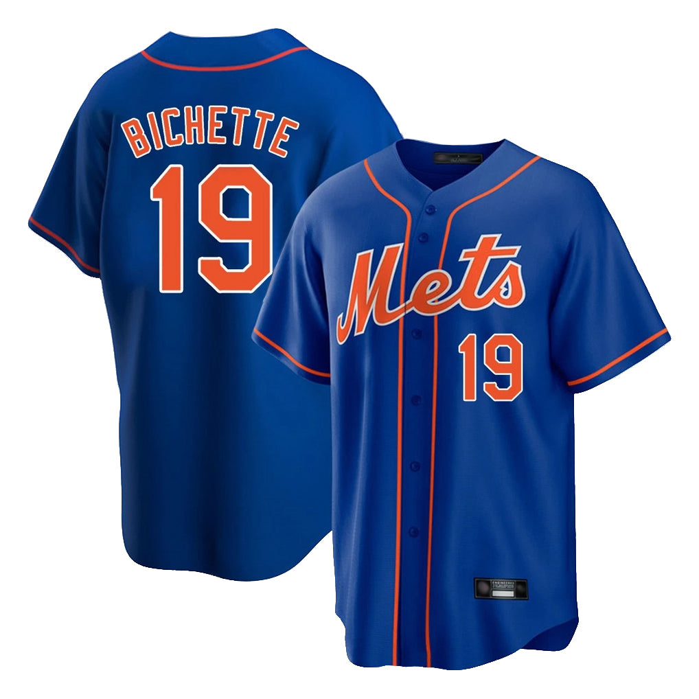 Boles NY.Mets #19 Bo Bichette Player Royal Home Game Stitched Jerseys