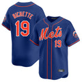 Boles NY.Mets #19 Bo Bichette Player Royal Home Limited Stitched Jerseys